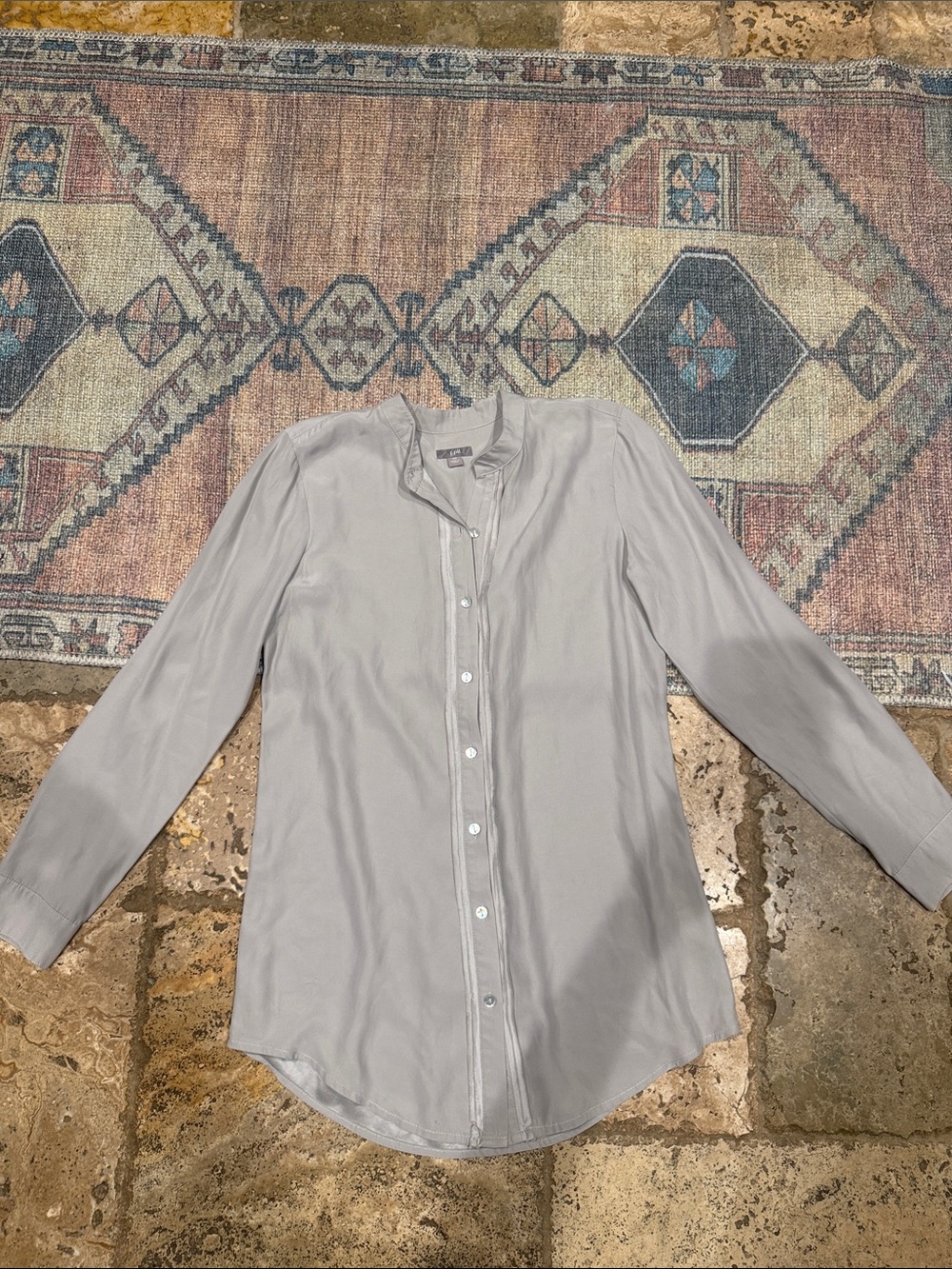 J. Jill silk Button-Up Shirt